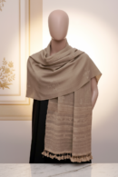 Dune Light Stole | Artisan Wool Handwoven Kutch Weaving