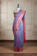 Baag-e-Bahar Saree | Handwoven Banarasi Silk Saree with Floral Zari Work