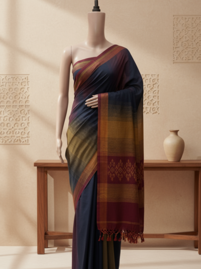 Sandhya Raag | Artisan Kutch Handwoven Saree