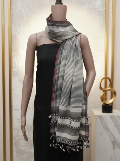 Desert Horizon | Almati Stripe Kutch Handwoven Stall