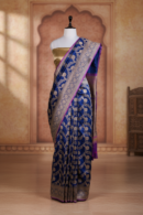 Neel Kamal Saree | Handwoven Banarasi Silk Saree